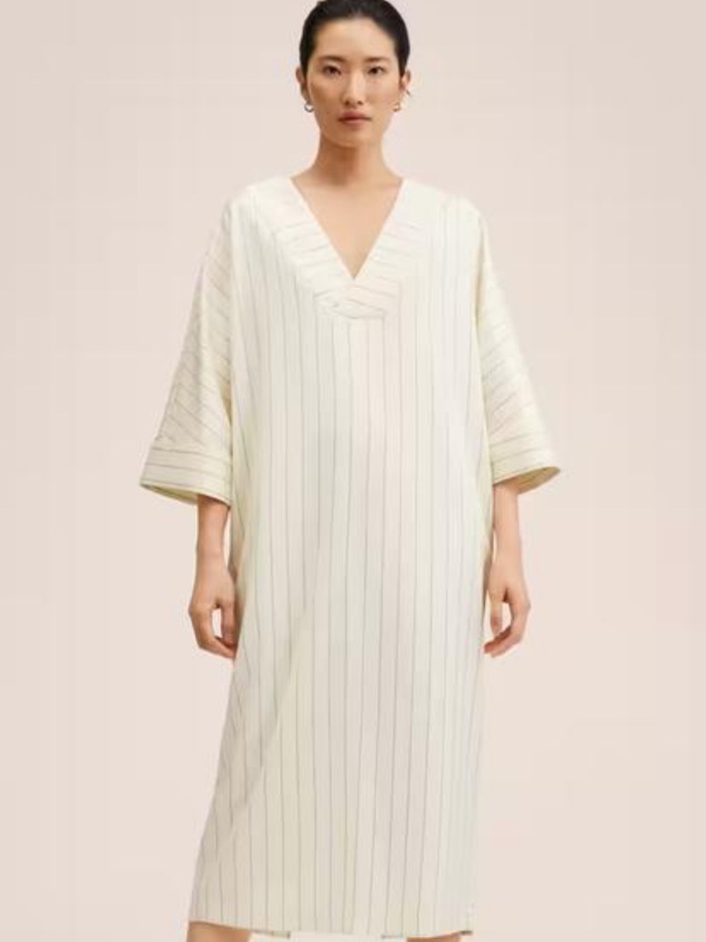Mango Oversized Striped Dress